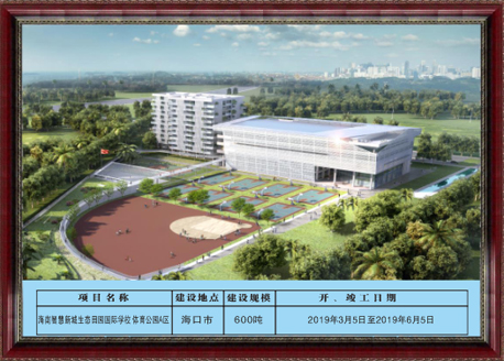 海南智慧新城生态田园国际学校体育公园A区